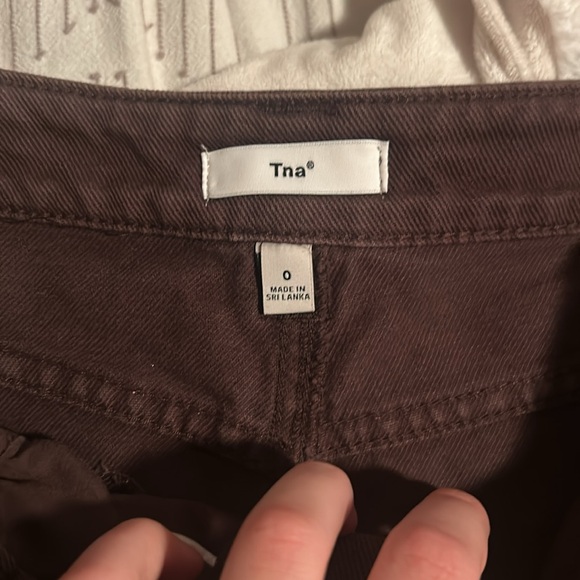 aritzia TNA cargo pants, size 0, worn once, brownish colour - Picture 2 of 6